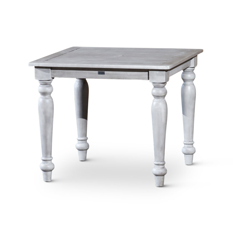 Table de salle à manger carrée, table basse d'extérieur
