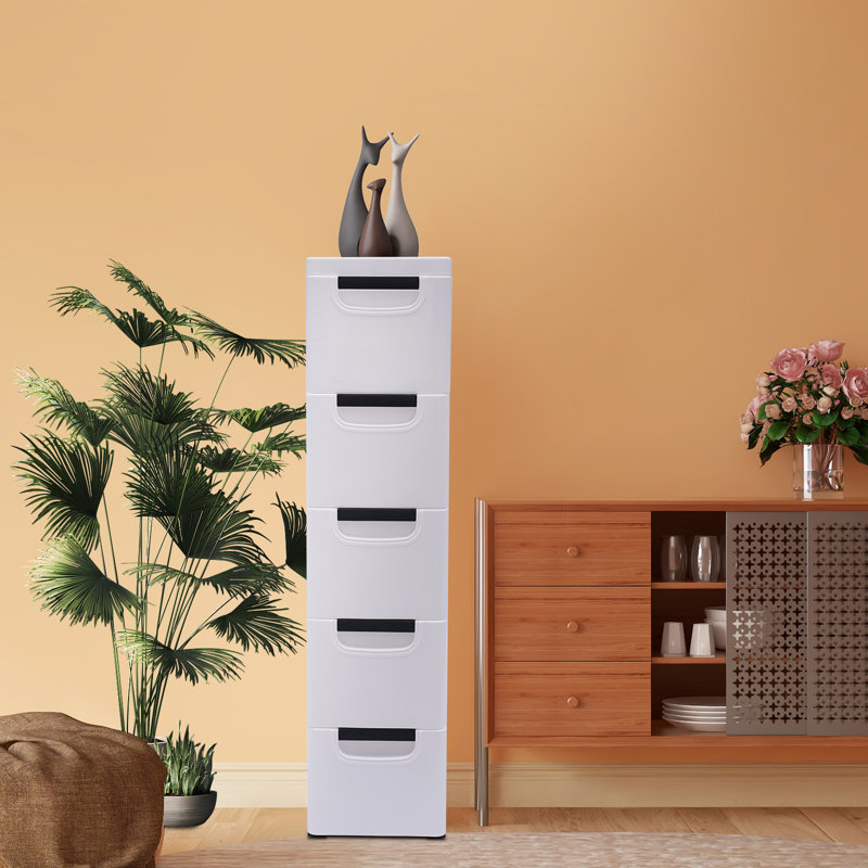 Armoire de rangement 5 tiroirs Kongsvinger