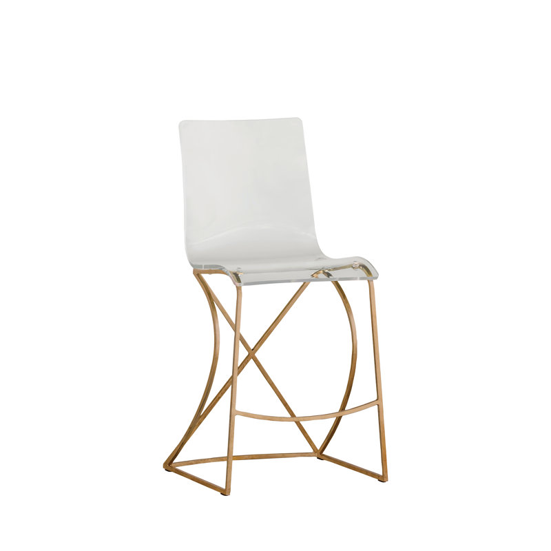 Johnson Stool, Antique Gold, Counter Stool (24.75" Seat Height)