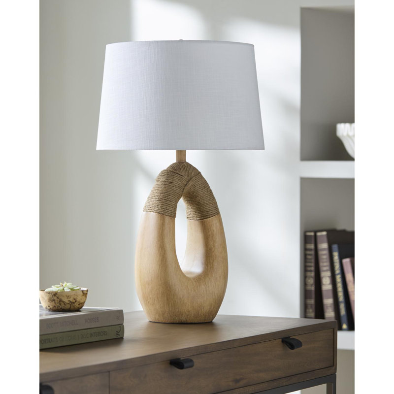 Jaislyn Accent Table Lamp, Brown