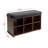 Townsend Upholstered Storage Bench in Espresso/Black Finish, 19.08'' H X 33.63'' W X 12.48''D
