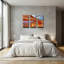 « Mesa », triptyque mural de Darren White, 91,4 cm x 61 cm-802366544
