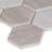 Montessa Ashwood Hexagon 12 in. x 13 in. Glossy Glass Mosaic Floor and Wall Tile