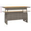 Lenton Rectangular Acacia Solid Wood Outdoor Patio Table - 100 cm W 50 cm D-564614537