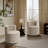 27.6'' Modern Swivel Barrel Chair, Faux Fur Upholstered Accent Chair