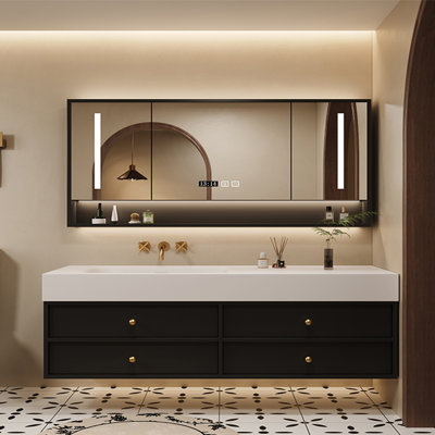 Modern bathroom cabinet medieval style