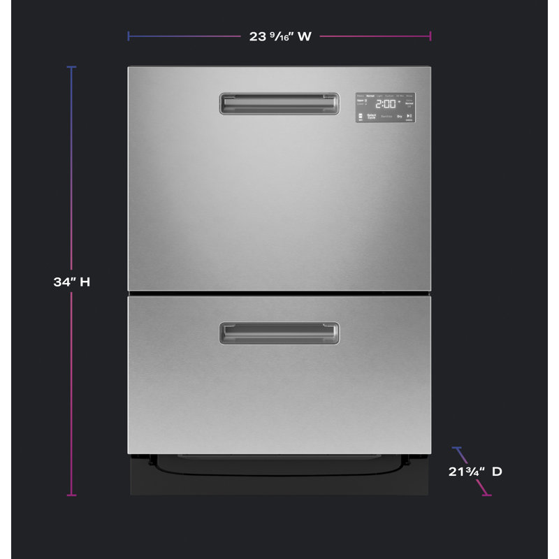 GE Profile Dishwasher Double Drawer