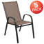 Chaises de patio d'extérieur Artu Flex Comfort Sling de Flash Furniture-833274271