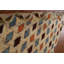 Tapis beige / bleu en laine noué à la main de conception unique 6 pi 6 po x 9 pi 11 po New Age