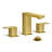 Square Widespread Bathroom Faucet 3 Hole, 2-handle Bathroom Sink Faucet with Drain Assembly-95856651-125421762