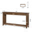 160.02cm Unfinished Solid Wood Console Table-1362333642