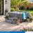 AquaRest Discover AR400 Standard 4-Person 20-Jet Plug & Play Hot Tub with LED Waterfall and Friction Heating-11952622