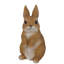 Statue de lapin dressés sur ses pattes