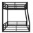 Metal Bunk Bed for Teens and Adults,Space-Saving/Noise Reduced/No Box Spring Needed-882012589-882012586