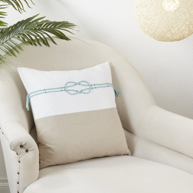 Laguna Collection Cotton Throw Pillow, Down