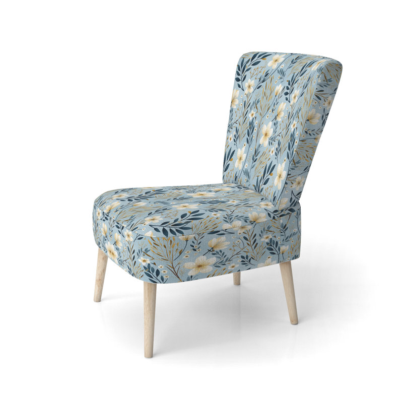 Chaise d'appoint rembourrée Blue Essence
