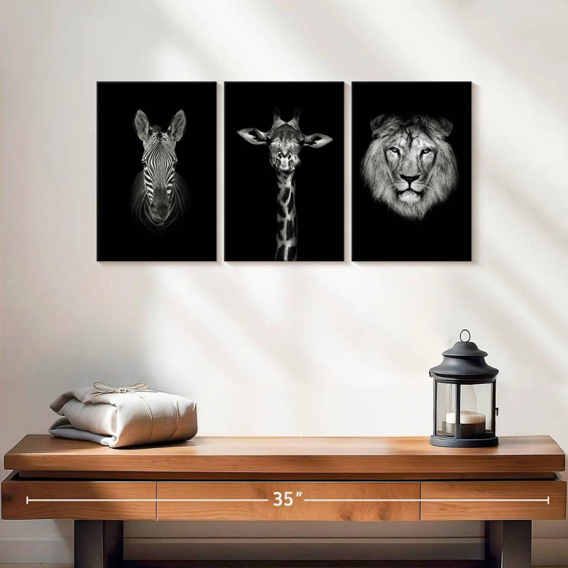 Brampt Favorite Safari Animals, 12'' H X 26'' W