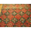 Green Antique Room Size American Folk Art Design Hooked Area Rug