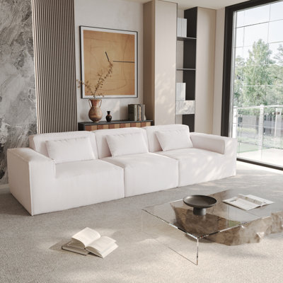 Canapé modulaire rembourré 3 pièces Berrysburg