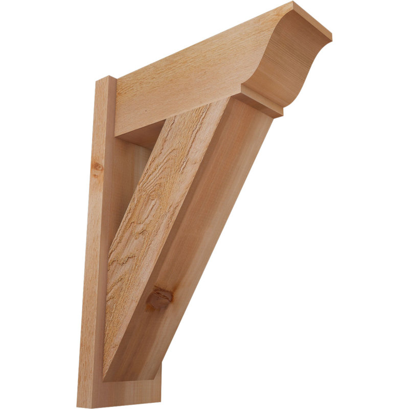 Persienne traditionnelle en bois rustique, P 22 po x H 30 po, Cèdre rouge de l'Ouest de 8 po (sciage brut)