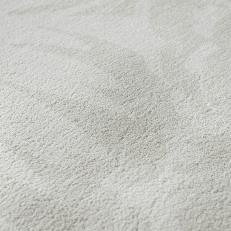 Tapis ivoire Cerrito AMF551 lavable à la machine de qualité supérieure, Rectangulaire 3 pi x 5 pi