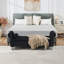 Banc de rangement rembourré avec 1 coussin-898432217