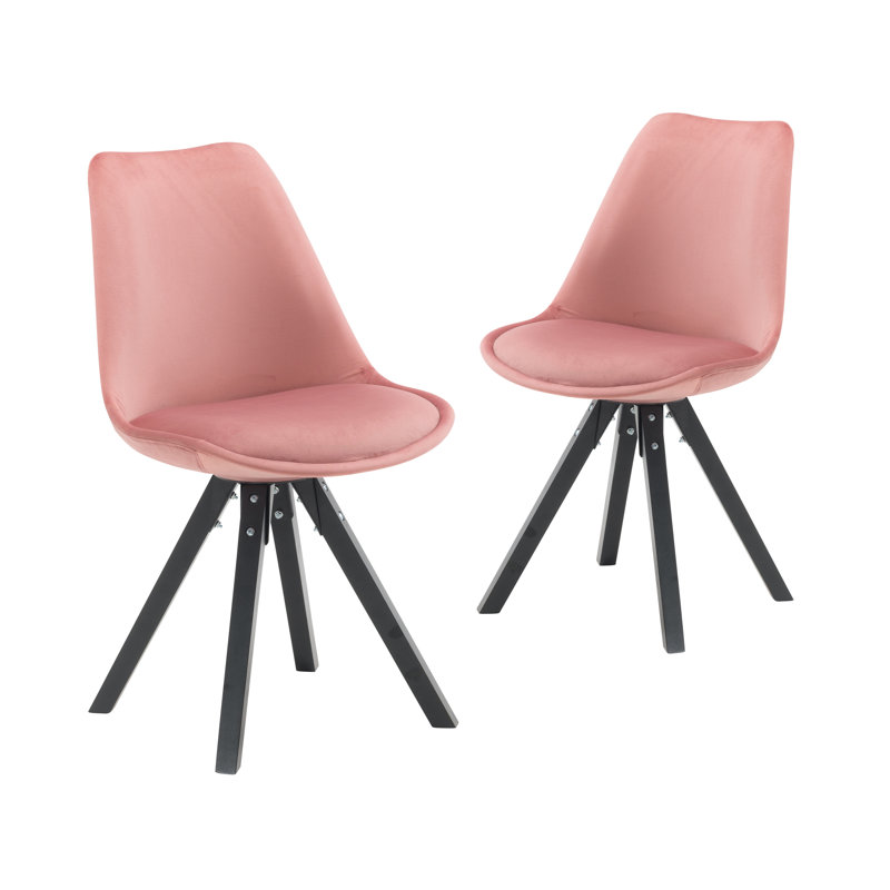 Coonrod Upholstered Dining Chair, Pink