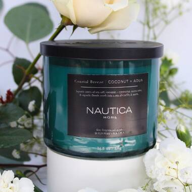 Nautica Noir Mahogany Teakwood Scented Candle