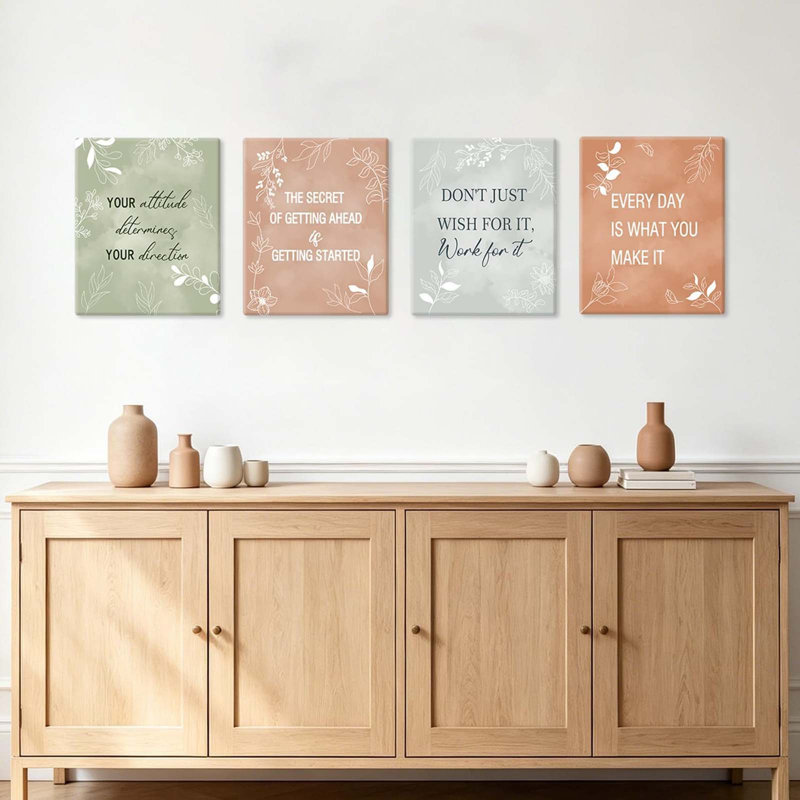 6 Piece Wrapped Canvas Wall Art