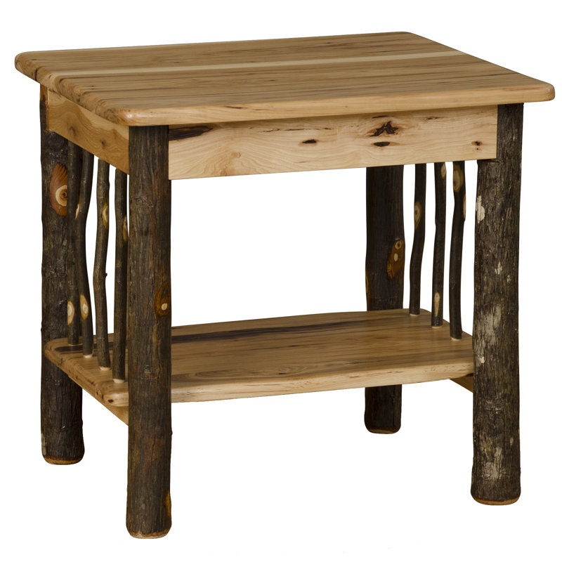 Aigne Solid Wood End Table
