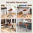 Alandus Swivel Upholstered Adjustable Height Counter Stool with Metal Frame-2015946654