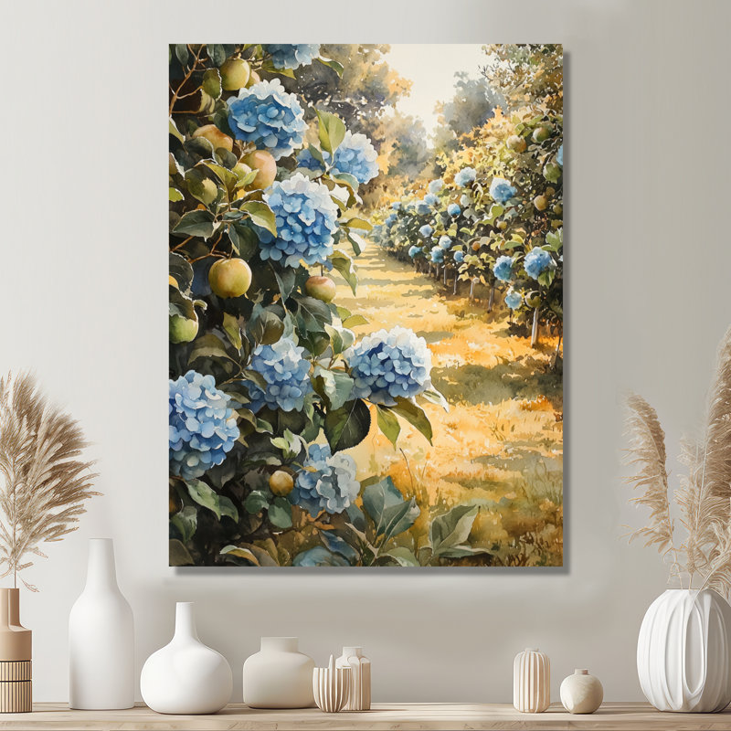 Emrich - impressions sur toile florales, Toile tendue, Ne s’applique pas, H 20 po x l 12 po