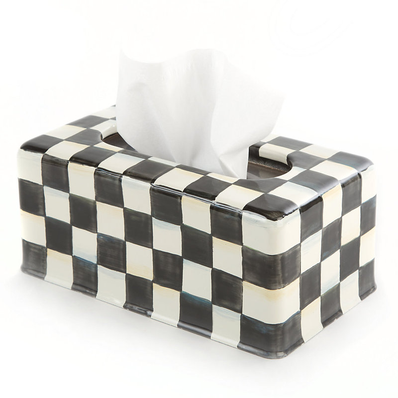 Courtly Check® Standard Tissue Box Cover