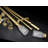 Judner Gold Adjustable Double Curtain Rod Set-1036034895