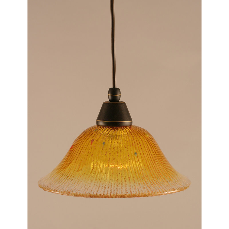 Mini-luminaire suspendu à cordon avec verre de champagne doré 10 po, Chrome chrome, Champagne or