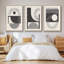 Angled Spaces IVFramed Premium Gallery, ensemble de 3 toiles tendues-97759650-97759649