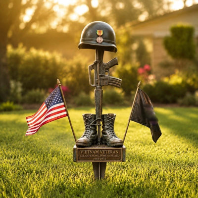 Vietnam Tribute Garden Stake Honoring Our