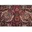 Tapis à la main en laine 9 pi 8 po x 12 pi 10 po one-of-kind floral noué la