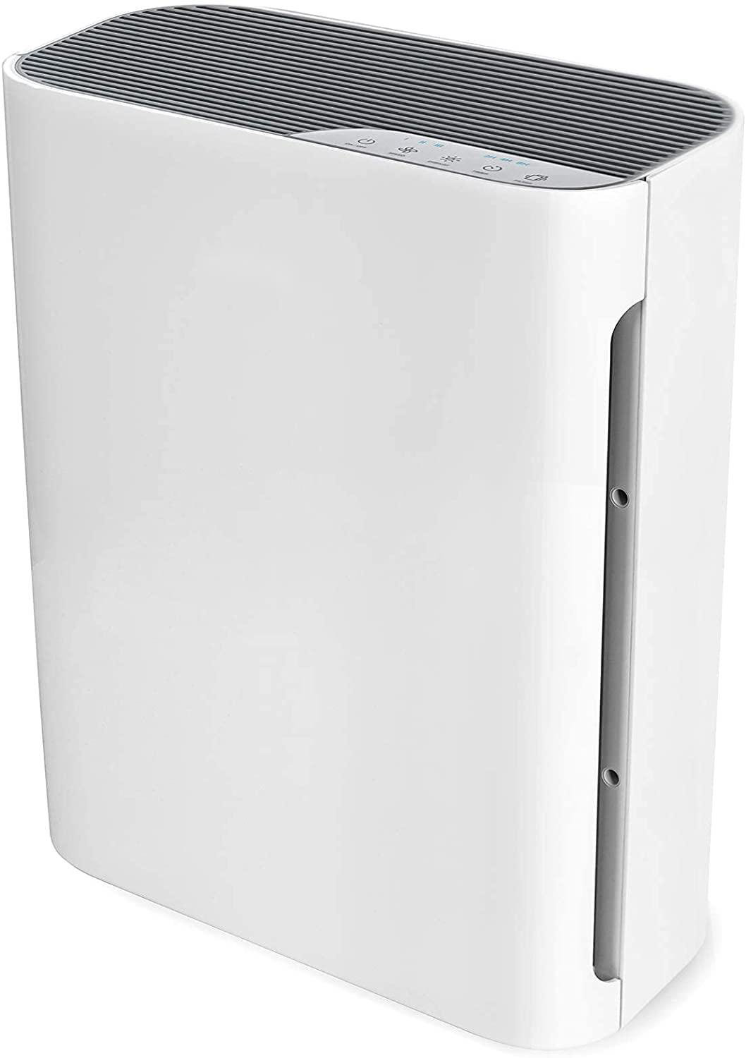 ColorLife Tabletop Air Purifier with True HEPA Filter for 130 Cubic