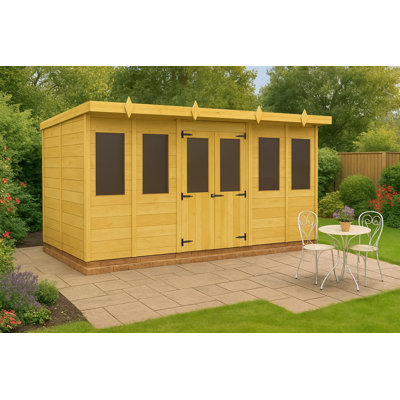 14ft x 5ft Pent Summer House