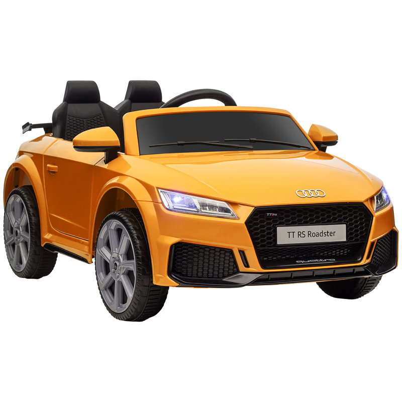Yellow 6V Audi TT RS Roadster Kids Electric Ride-On Car
