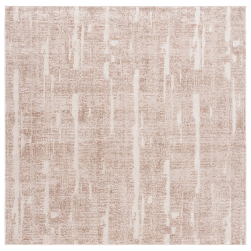 Whisper Performance Abstract Rug, Square 6'7"