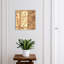 Key cabinet for home, Opens to the right, 30x30x5, White, Marble structure with dynamic lines, -1638114984