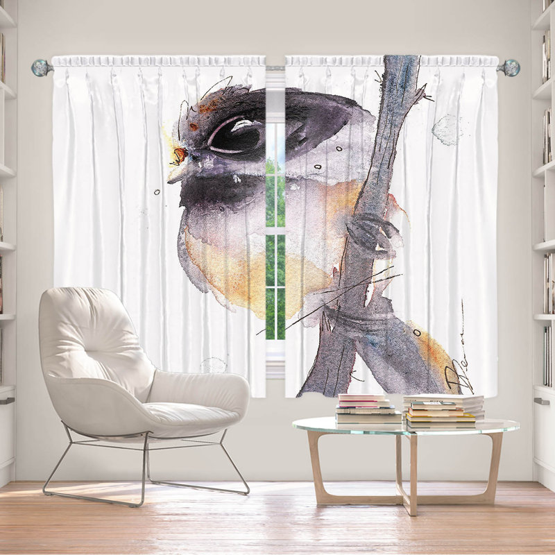 Rideau simple obscurcissant avec passe-tringle Delaughter, L 56 po x L 78 po