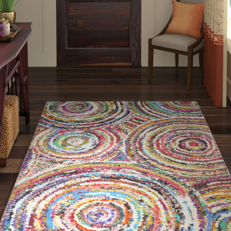 Anaheim Hand-Tufted Cotton Area Rug, Rectangle 8' x 10'