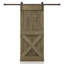 Porte de grange à panneaux et en bois avec quincaillerie d'installation-87953013-87953033-87953084