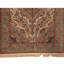 Tapis rouge / vert / beige unique de haute qualité noué à la main