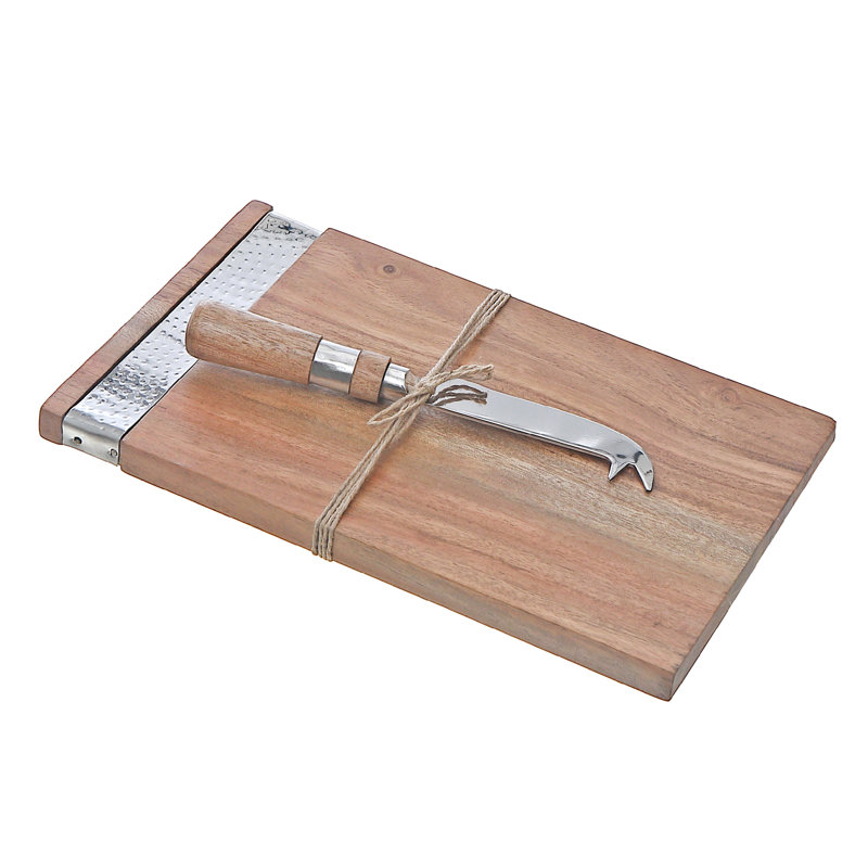 Wood Cheese Board & Spreader