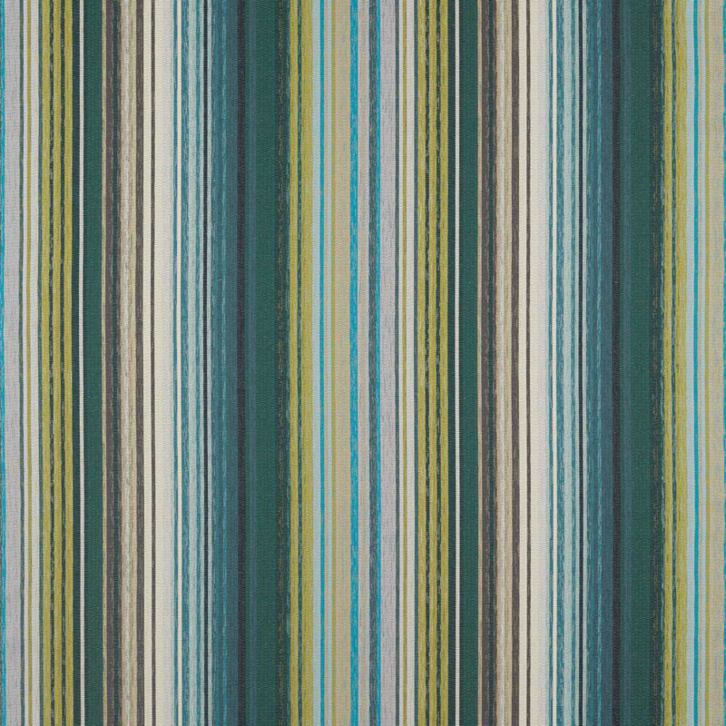 Spectro Stripe Fabric, Emerald/Marine/Lichen