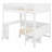 Versatile Loft Bed with Desk, Bedside Shelf, Sofa & Light-797125560